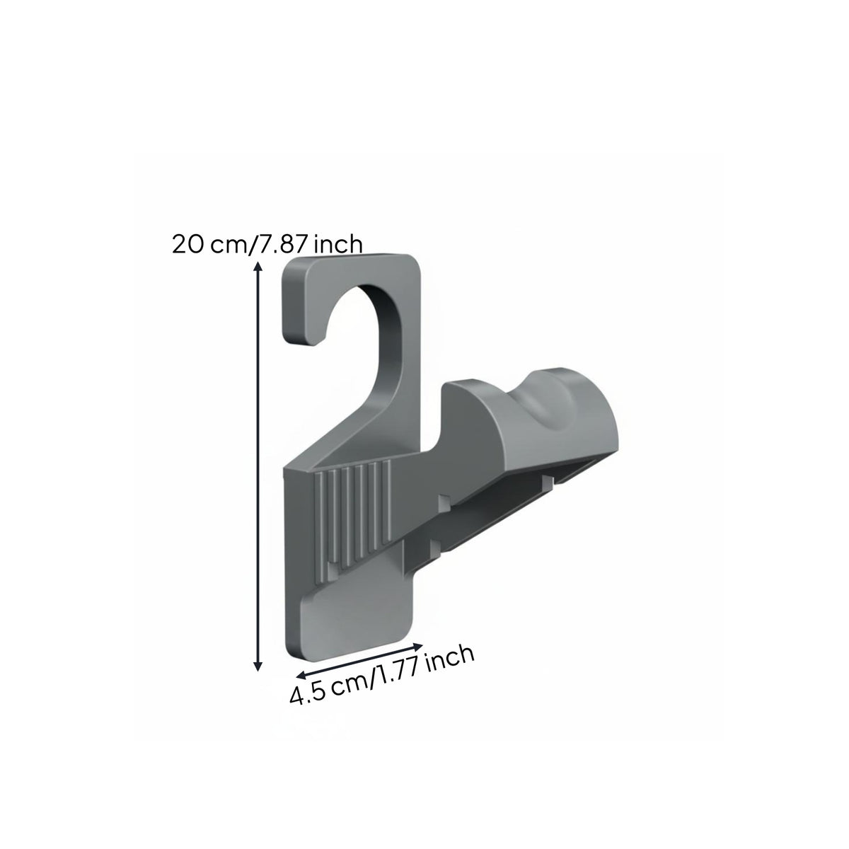 Swimming Piping Support Bracket with Clamp Gray Piping Support Bracket Heavy-Duty
