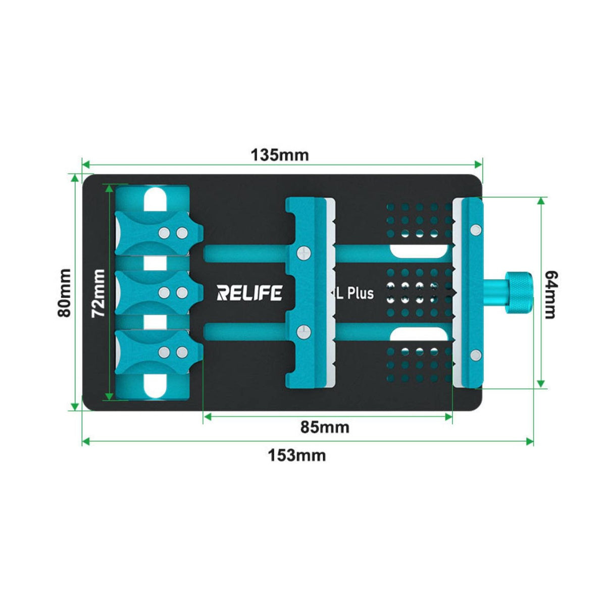 High Temperature Resistant Phone Motherboard Repair Platform Anti-Static Multifunctional Motherboard Fixture Heat Dissipation Design PCB Holder for Technicians