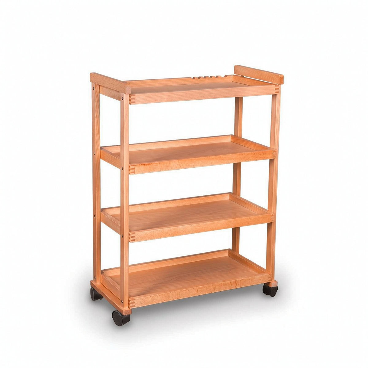 Art Trolley Crafted Studio Cart Open-Shelf Organizer for Artists, Classroom