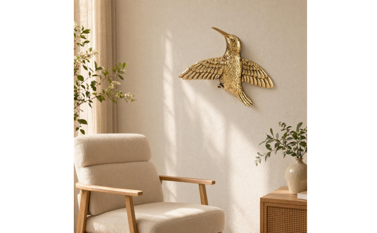 Hummingbird Wall Sculpture 3D Hummingbird Wall Decor Long-Lasting