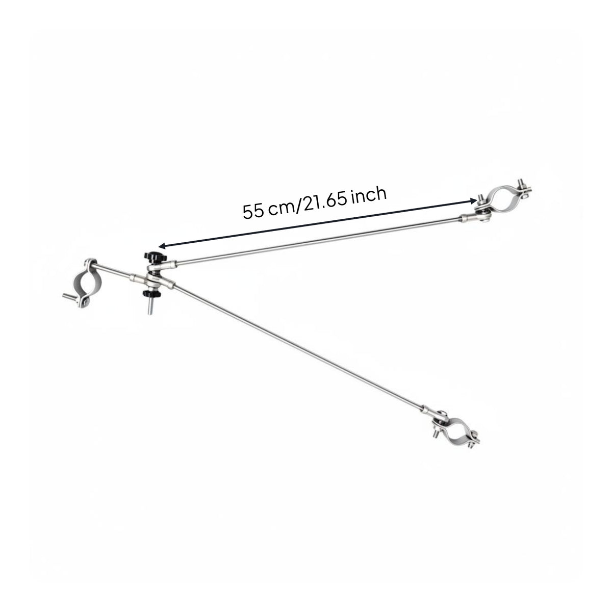 Wagon Connector Straight Rods Clamp Mount Connector Metal