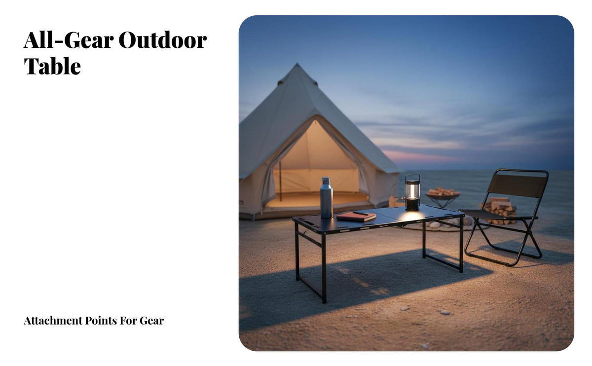 Lightweight Foldable Tactical Camp Table Portable Tactical Folding Table Compact Camping Equipment Easy Setup for Picnickers, Backpackers, Picnic, Picnics, Hiking, Outdoors
