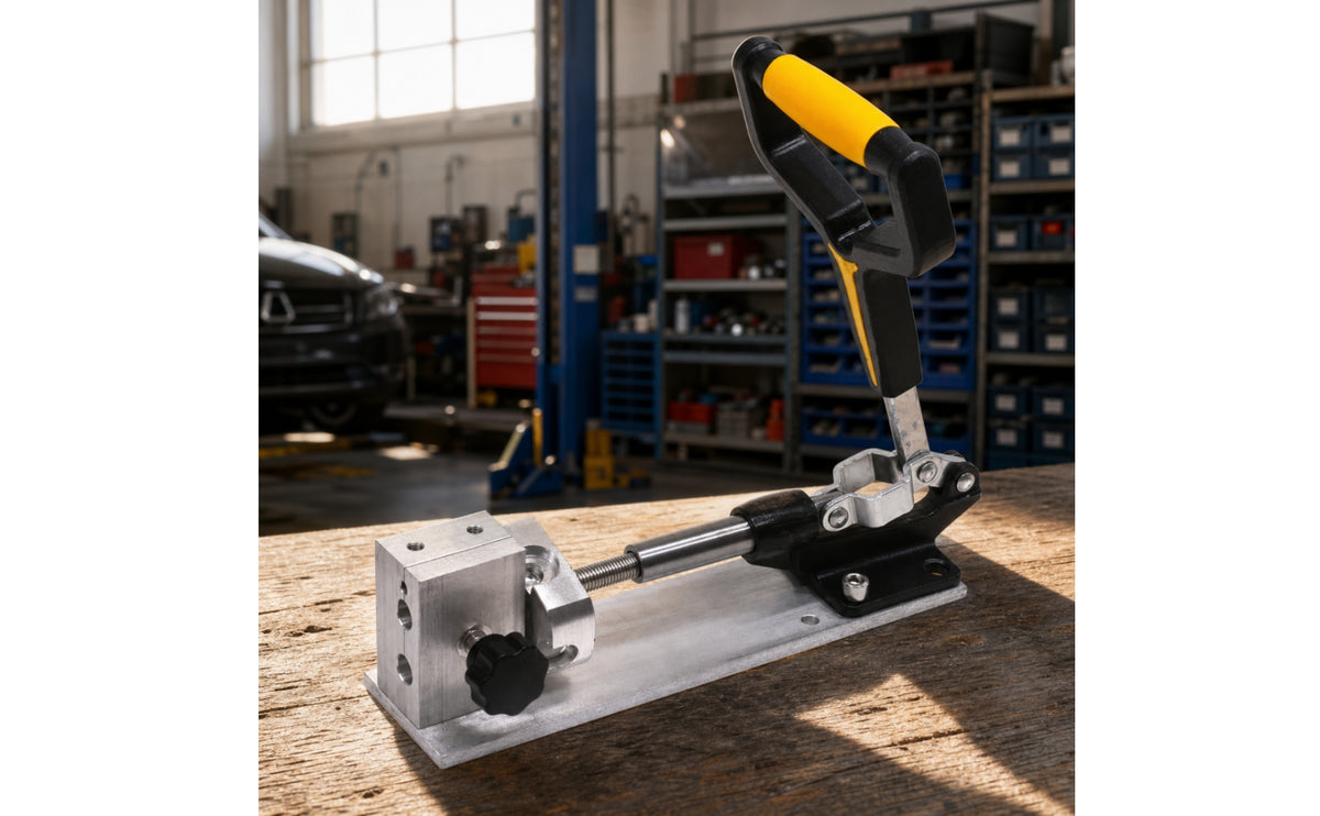 Pipe Installation Tool Compact Manual Pipe Press Heavy Duty Bench Clamp Tool for Plumbers, Hobbyists