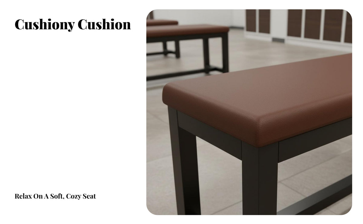 Shoe Changing Bench Multi-Functional Entryway Shoe Bench Versatile Design Long Padded Stool for Gym, Clothing Store, Bedroom