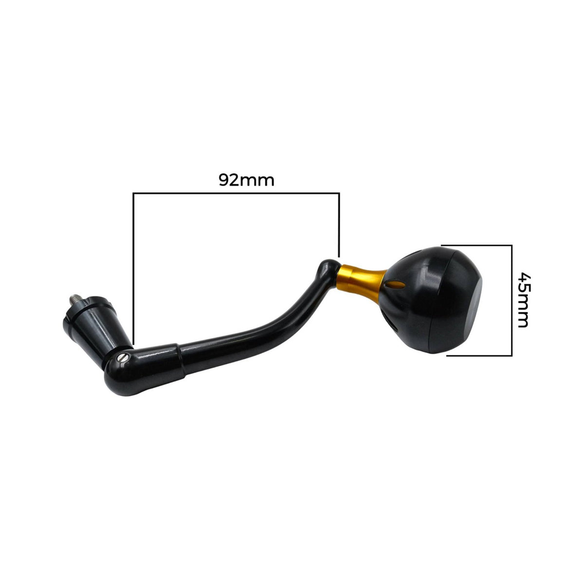 Comfortable Grip Power Knob Reel Handle Adds Leverage Rotating Reel Handle Long-Lasting Fishing Gear Accessory for Anglers