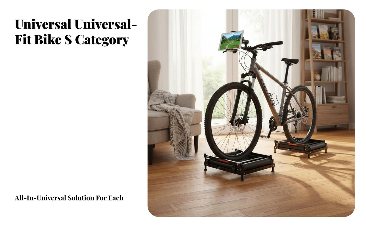 Adjustable Length cycle wheel exercise equipment space-saving Storage Foldable wheel stand Wide Compatibility Indoor biking Stand Portable for Cyclists, off-paved Bikers, Athletes, Indoors, Bike Conditioning, Apartment Living, Garage