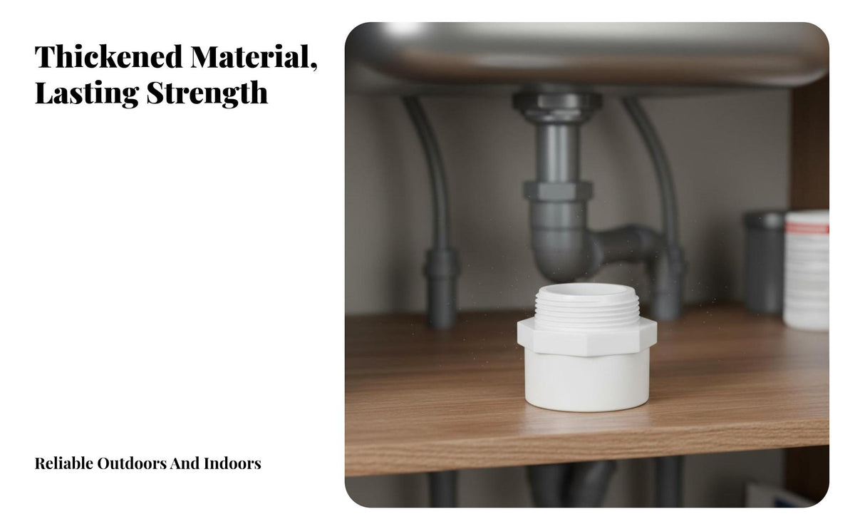 Kitchen Sink Drain Connector Leak-Resistant Sink Overflow Hose Connector Easy to Install Multi-Port Drain Pipe Fitting for Homeowners, Plumbers