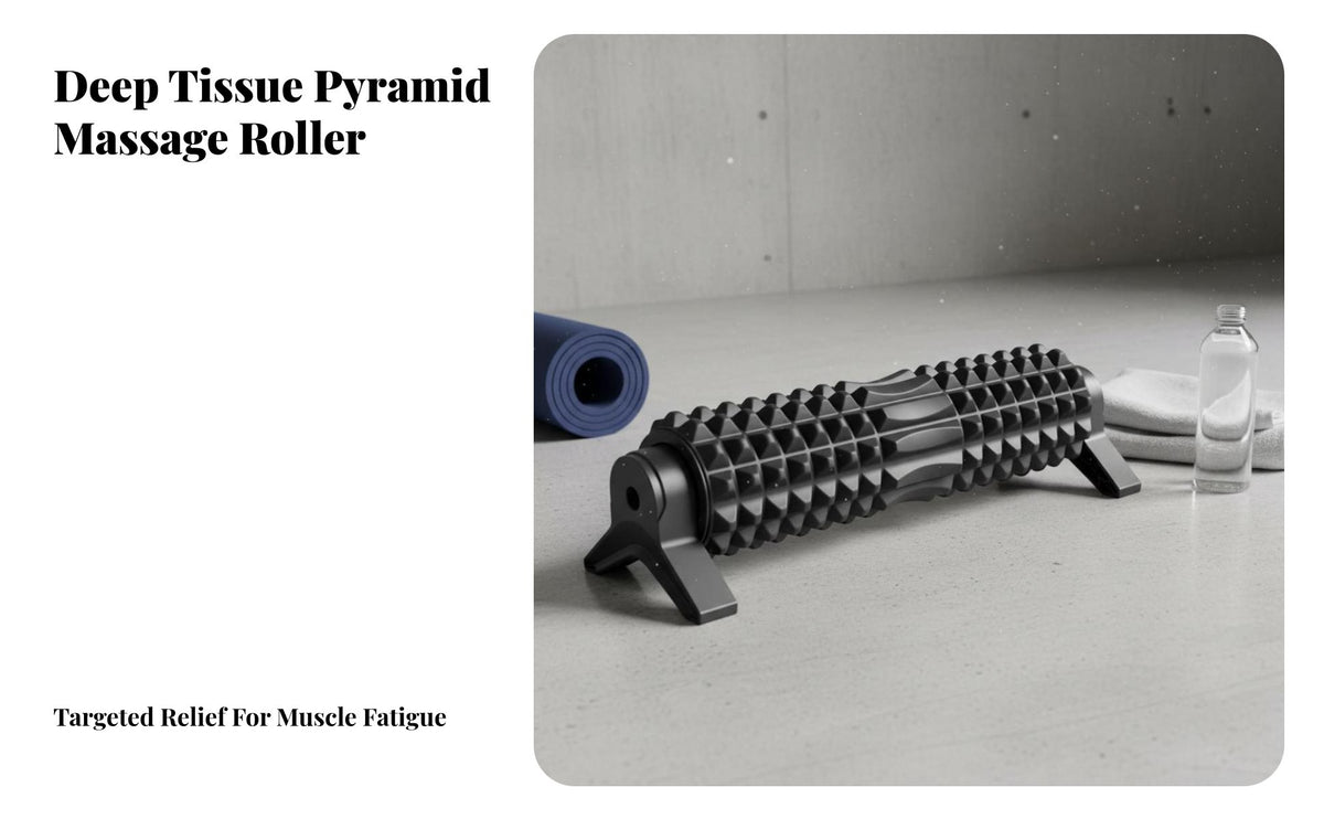 Suction Cup Foam Roller High Load Bearing Wall Mounted Muscle Relief Tool Hands Muscle for Athletes, Office Workers, Post-Workout, Home Gym