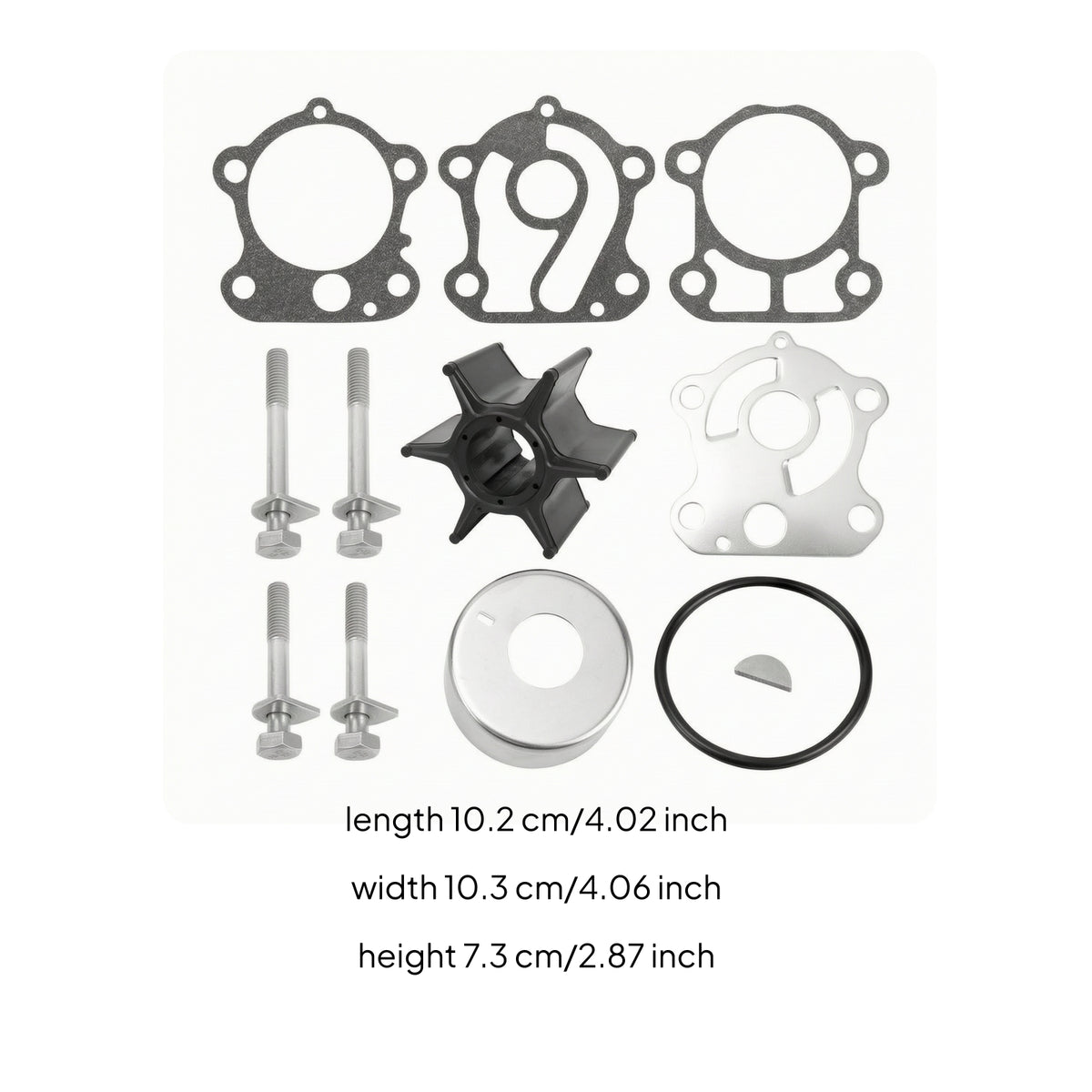 Cooling Pump Repair Kit Marine Outboard Cooling Pump Kit Replacement Complete for Boat Owners