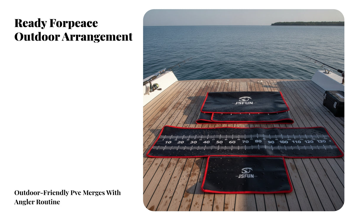 Portable Fish Measuring Bag | Space-Saving Foldable Design, Easy-to-Clean Surface, Measuring Bag with Scale, for Boat Fishing