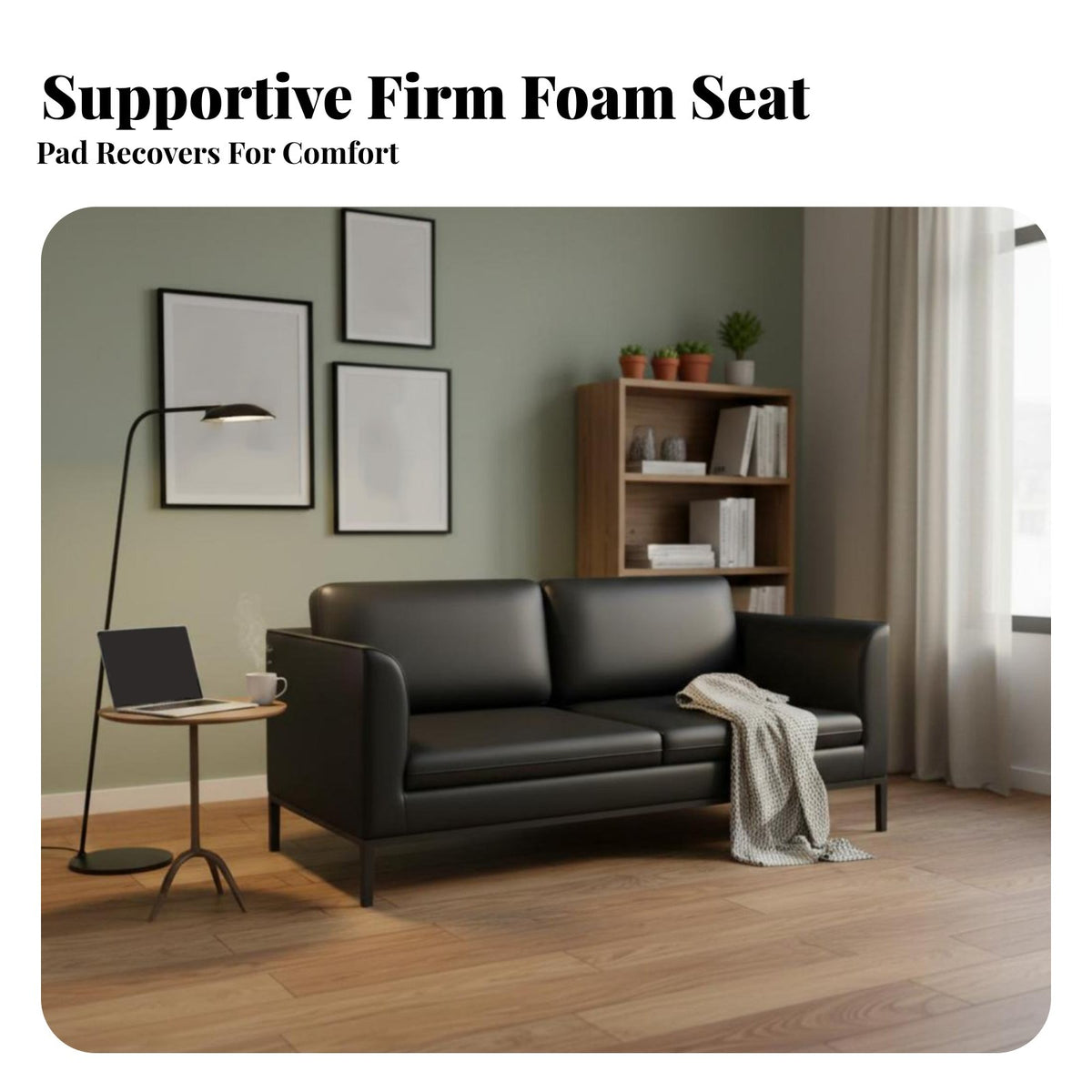 Modern design Sofa, Armchair, and Table Set Space-Saving Reception Seating configurable Configuration Commercial Furnishing high-resilience Foam for Office Managers, Business Owners, Interior Designers, Waiting Area, Lobby