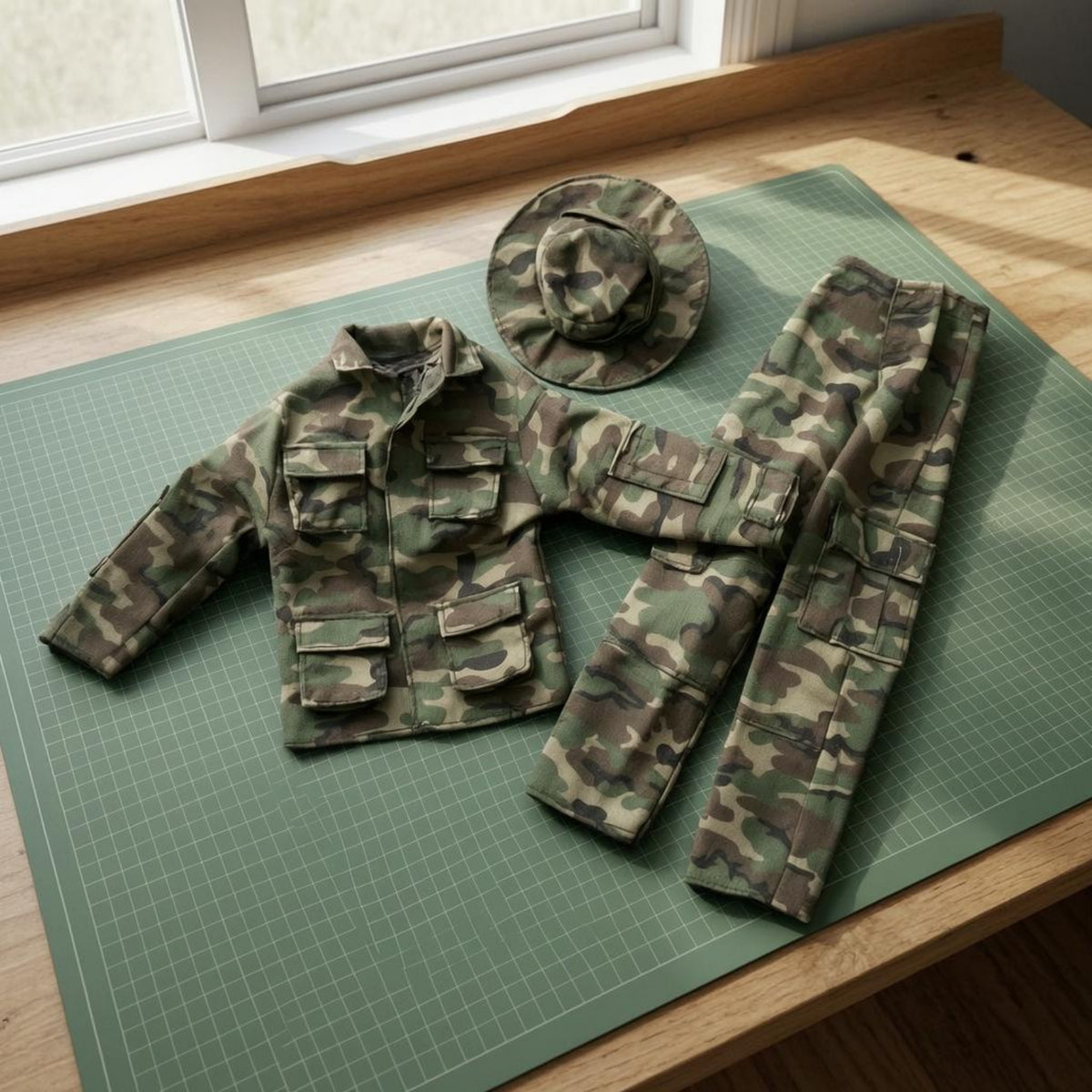 Jungle Set Long-Sleeve Doll Clothes Fabric