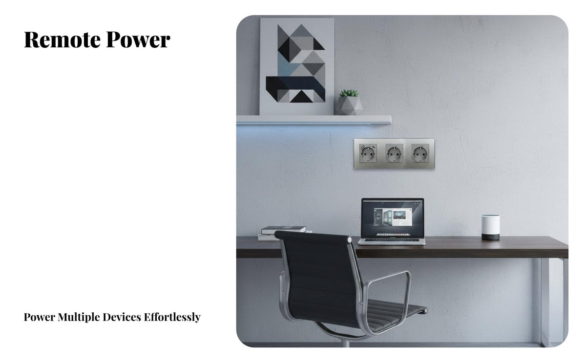 Smart Wall Socket Timer and Schedule Function European WiFi Power Socket Glass Panel Wall Outlet Family Sharing for Homeowners