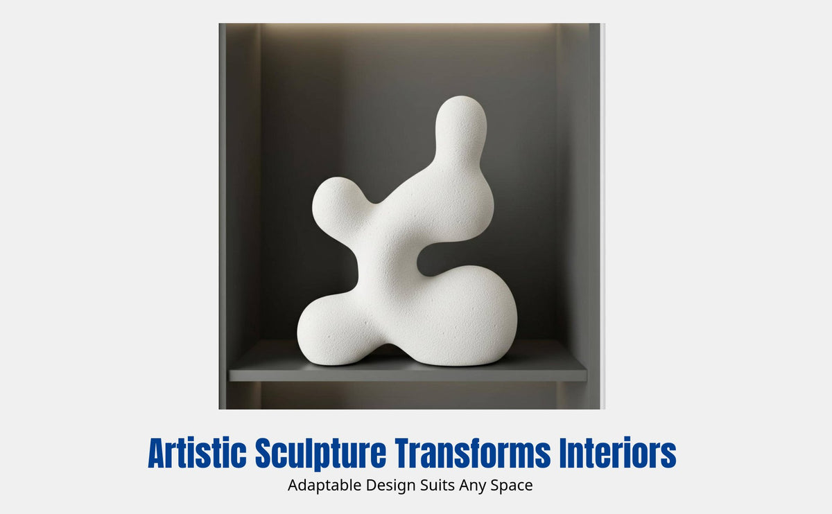 Modern Ceramic Art Decor, Handmade Luxury Decoration, Living Room TV Cabinet Display