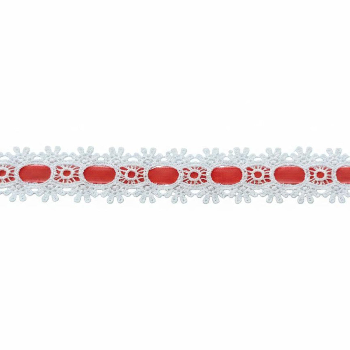 Delicate and Elegant Ribbon Insertion Lace Trim Exquisite Craftsmanship Ribbon Insert Lace Versatile for Designers, Garment Making, Crafting