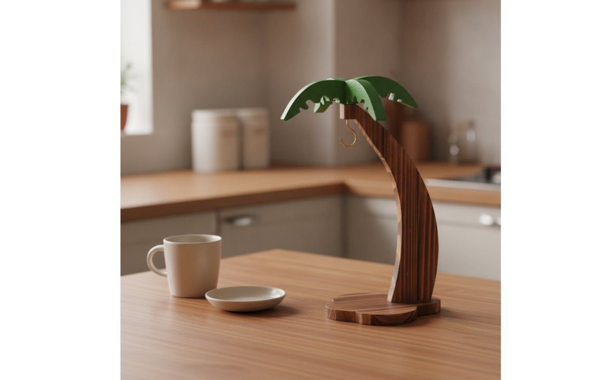 Countertop Hanger with Hook Freestanding Tabletop Hanging Rack Compact for Dining Room