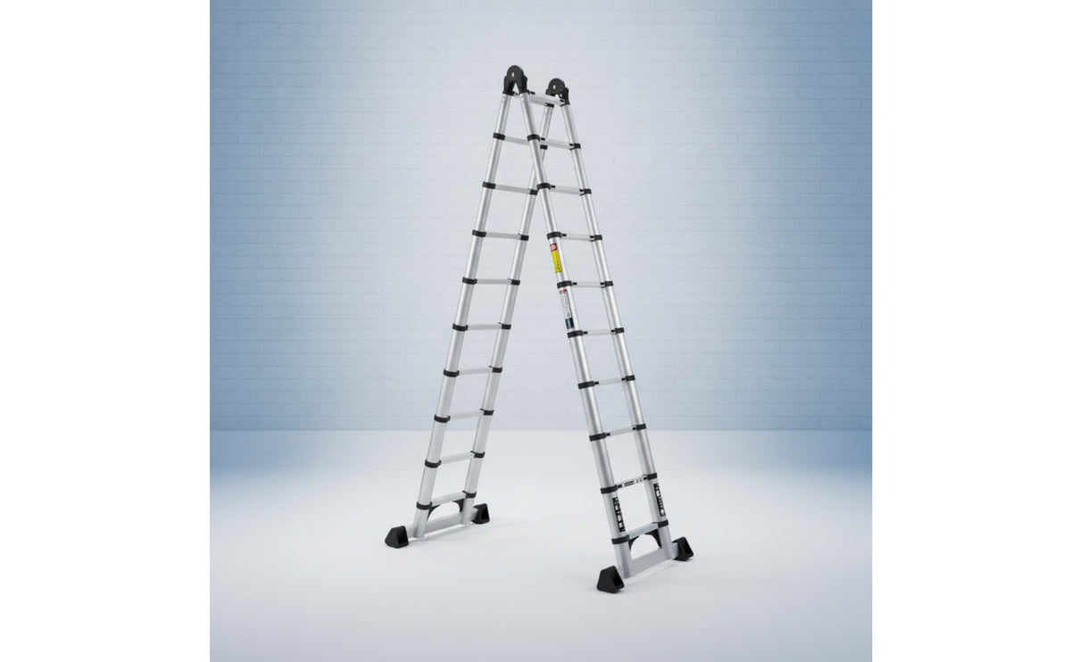 Telescopic Ladder Multifunction Folding Ladder Foldable for Electricians, Contractors, Home Maintenance, Electrical Work, Construction Sites
