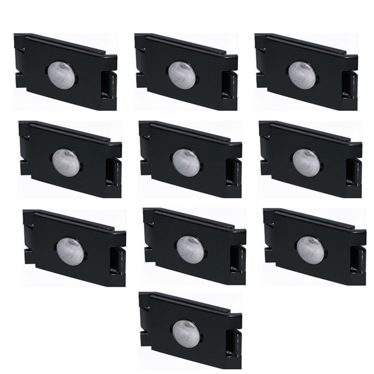 10 Pieces Fence Panel Bracket Fence Mounting Bracket Pre Drilled Post to the Panel Connector for Home Improvers