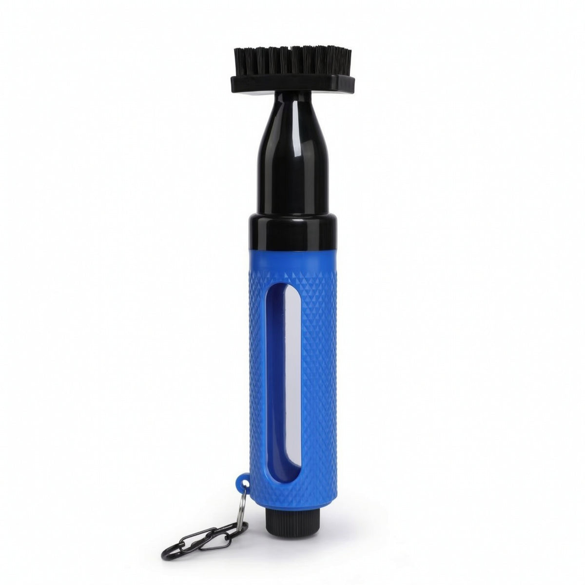 Handheld Golf Club Cleaner Brush with Pressurized Water Sprayer Press-Style Golf Club Brush with Retractable Clip Textured Compact for Golfers, Driving Range