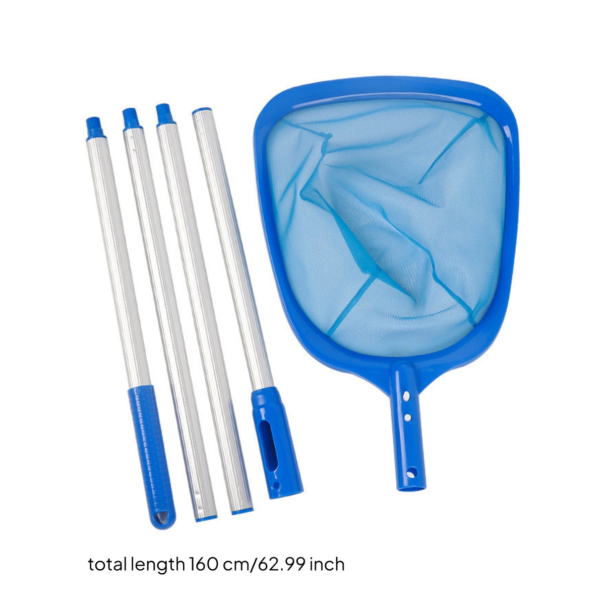 Telescopic Pool Pole Pool Cleaning Pole with Aluminum Rod Rust-Resistant for Swimming Pools