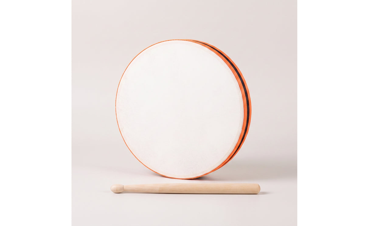 Wooden Hand Drum Double-Sided Children's Drum Lightweight Percussion Instrument for Home Play