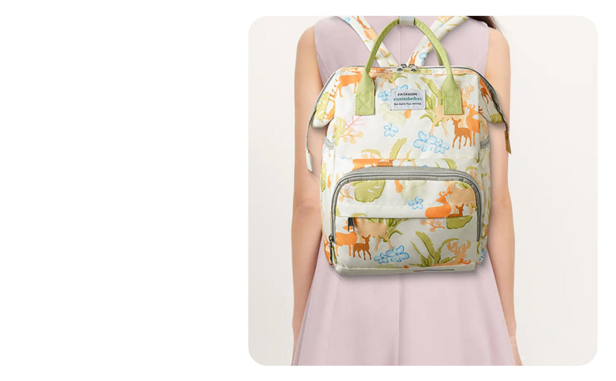 Large Capacity Maternity Bag Waterproof Large Capacity Nappy Bag Simple to Clean Multifunction Infant Backpack for Moms, New Parents, Hospital