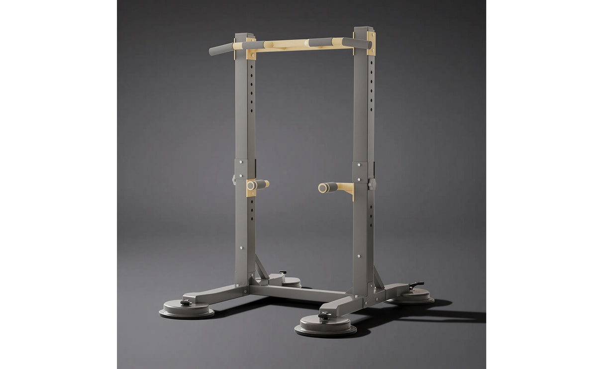 Floor-Standing Pull-Up Bar Station for Home Gym Workouts