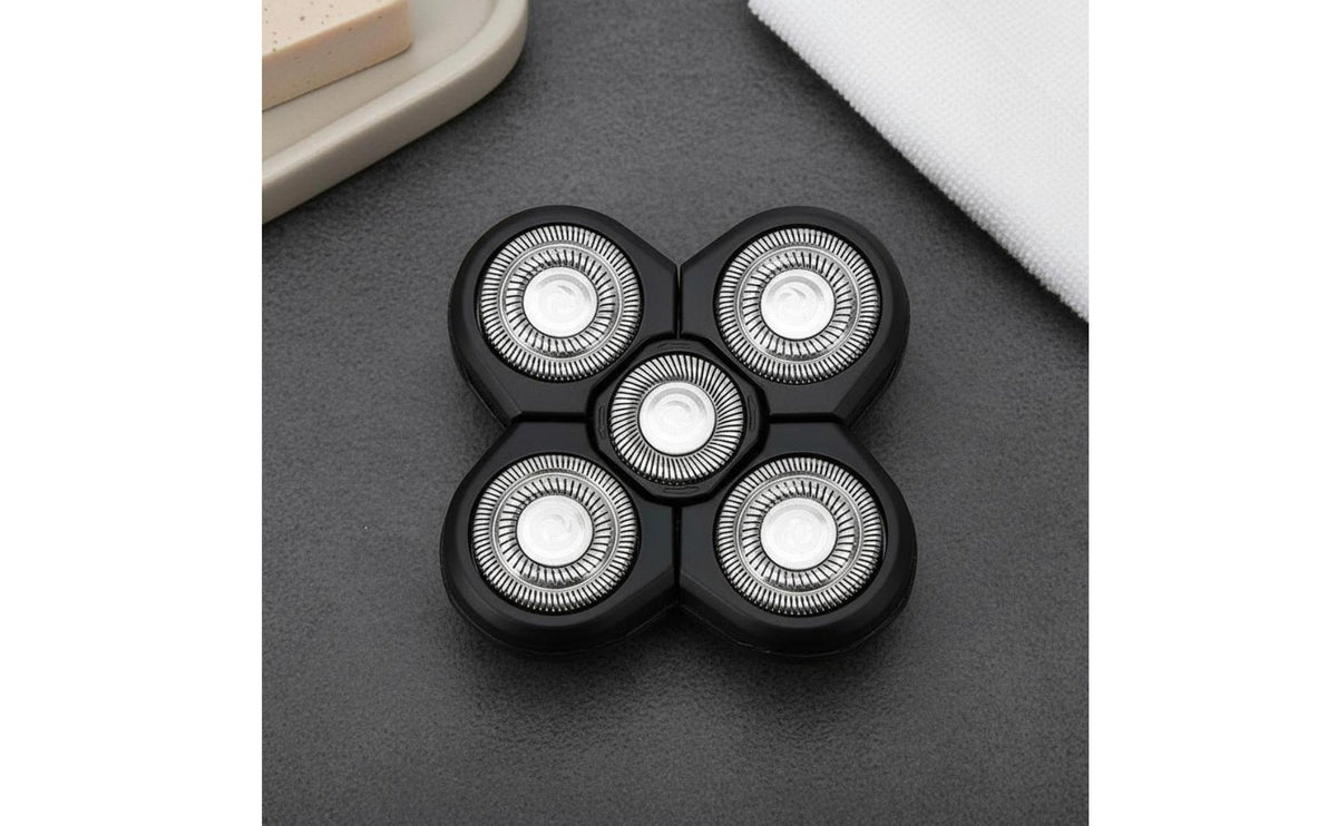 Rotary Grooming Tool Replacement Head Waterproof 5 Rotary Trimmer Washable Electric Trimmer Replacement