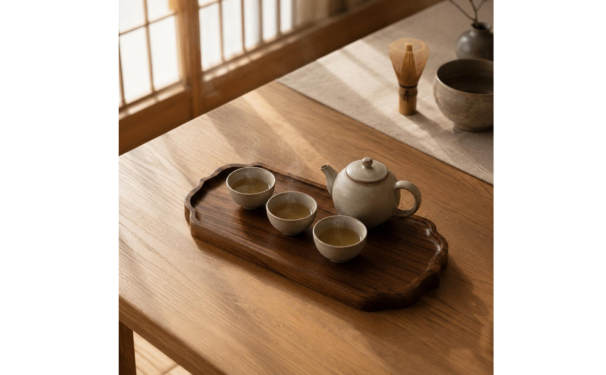 Dry Brew Tea Tray Easy to Clean Tableware Decorative