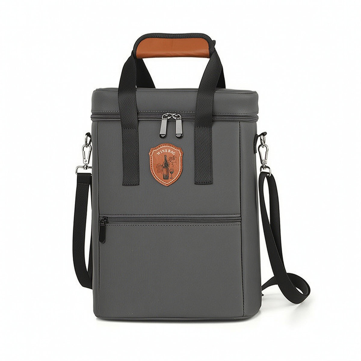 Wine Cooler Bag with Shoulder Strap Soft-Sided Wine Carrier with Handle Insulated Bag with Shoulder Strap Portable Tote Padded