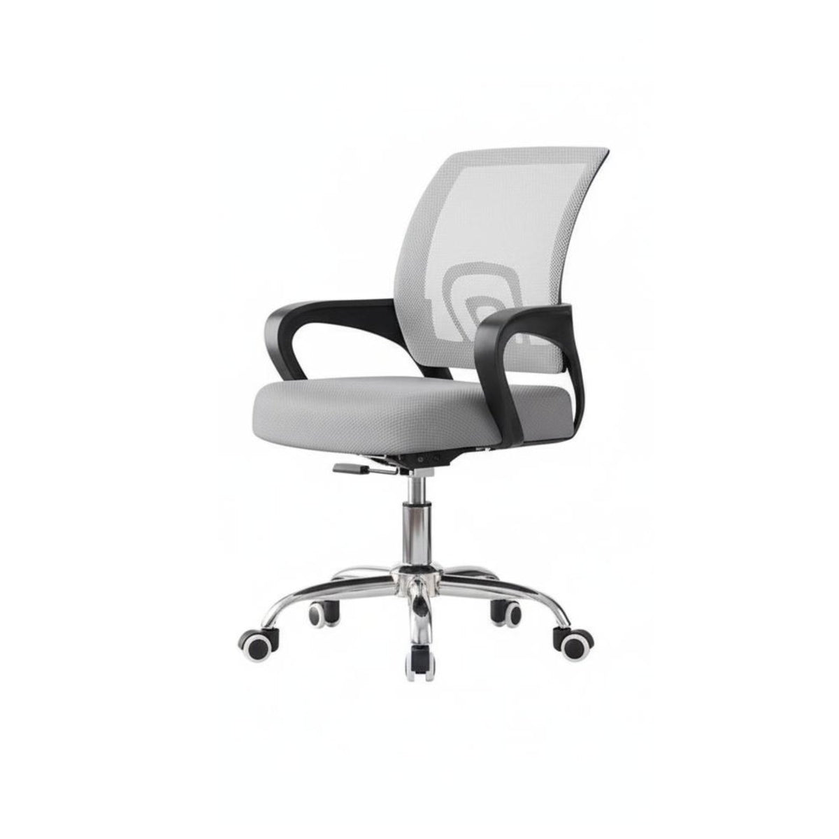 Support Ergonomic Mesh Computer Chair Adjustable Height Ergonomic Mesh Back Chair Thick Padded Cushion Office Furniture Effortless Rolling Casters for Students, Telecommute Workers, Conference Room