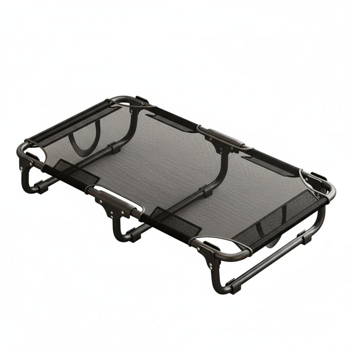 Raised Mesh Dog Bed Foldable Raised Pet Bed Four-Season Folding Pet Cot for Dogs, Cats, Outdoor, Indoor, Travel