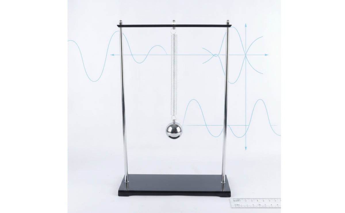 Spring Oscillator with Metal Frame Experimental-Style Vertical Spring Oscillator Harmonic for Students