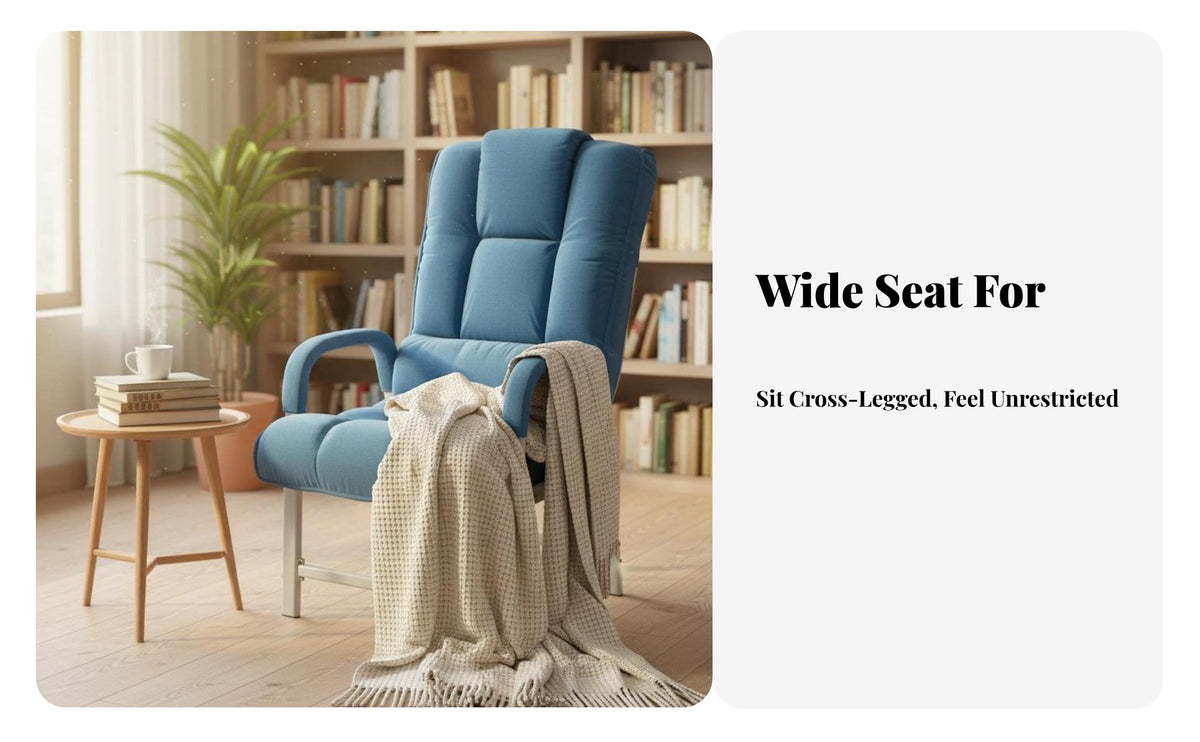 Adjustable spine supportrest Recliner with Footstool Ergonomic Design Padded Chair and Ottoman Set Sturdy Frame Armchair Easy Assembly for restice Workers, Homeowners, Living Room, Bedroom, Small Spaces, study reading corner