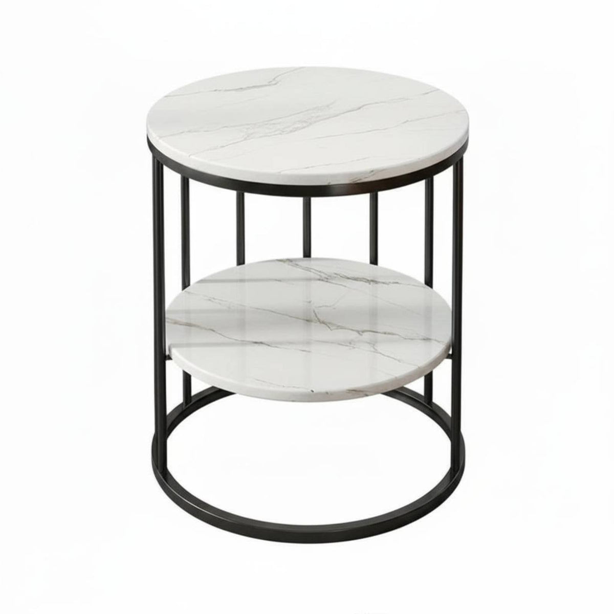 Light Luxury & design curved based End Table Space-Saving Household Furniture Multi-Functional Snack Stand Minimalist Design for Apartment Dwellers, telecommuting Workers, Living Room, Bedroom, Small areas, Home Office