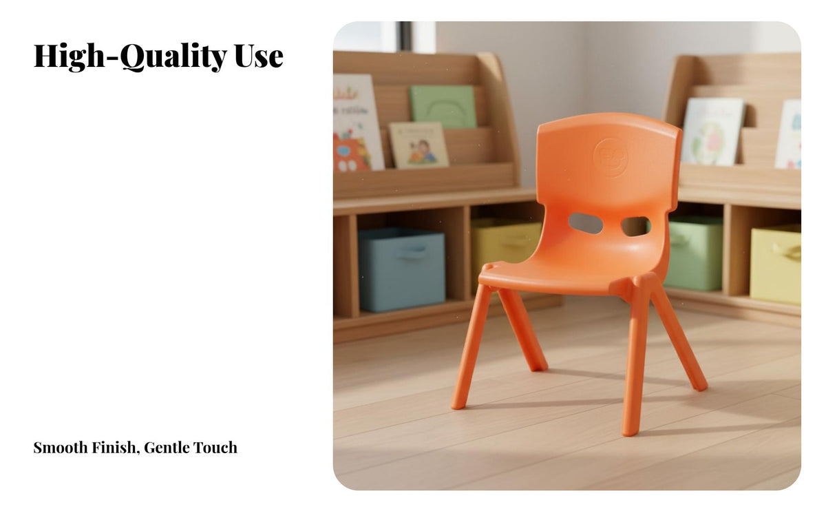 Thickened Design Kindergarten Backrest Chair Non-Slip Plastic children's Chair Long-Lasting Colorful Kids Stool Strong Load-Bearing for Toddlers, Preschoolers, Students, Early Education Center, Classroom, Daycare, Playroom