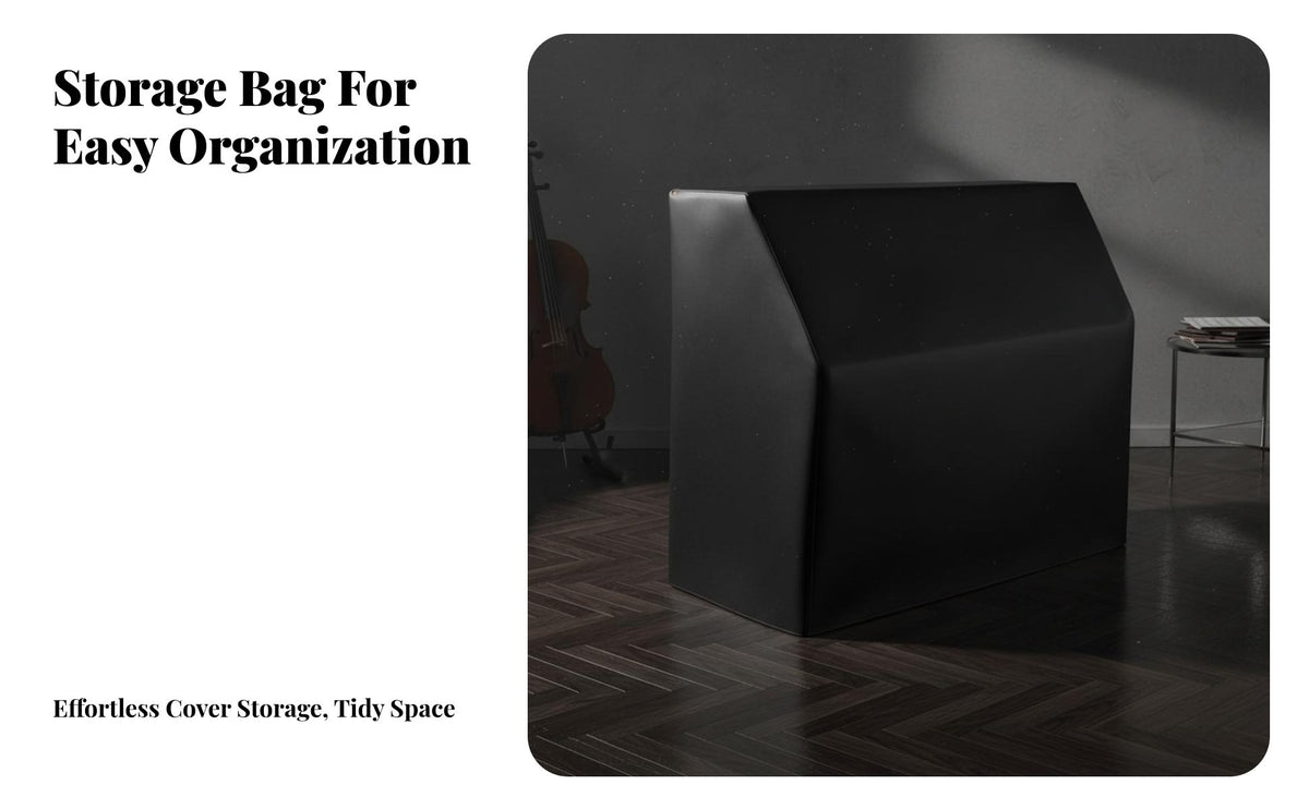 Piano Dust Cover Waterproof Full Piano Cover Dustproof for Moving