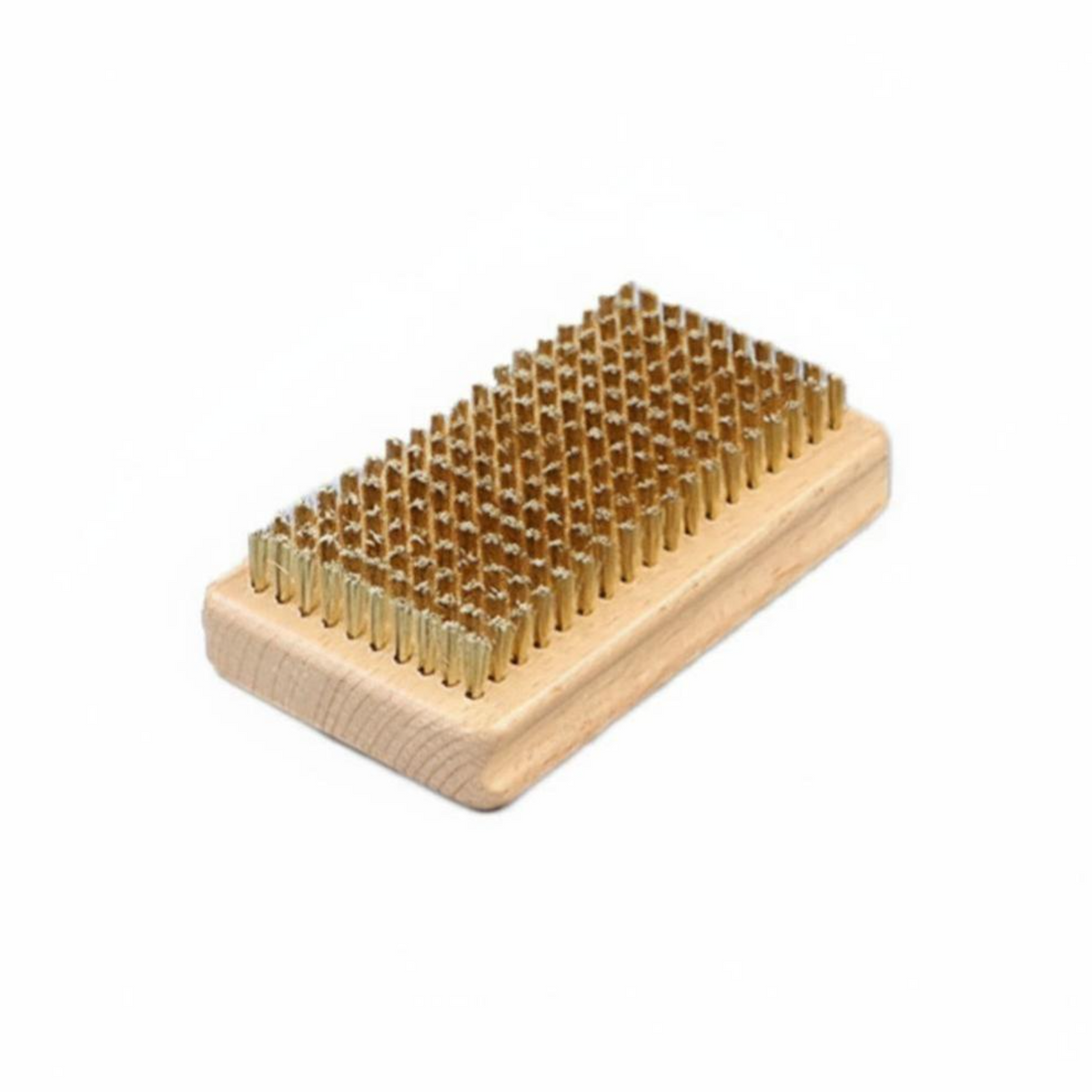 Ski Wax Brush Set, Brass, Nylon, Horsehair