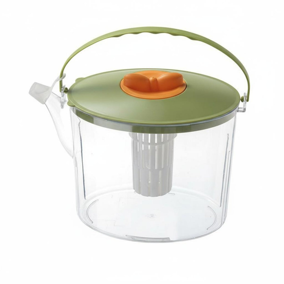 Food-Grade Material Iced Tea Creator with Handle Large Capacity Cold Brew Pitcher Leakproof Seal Refrigerator Drink Dispenser Leak-Proof for Families, Office, Outdoor, Picnic