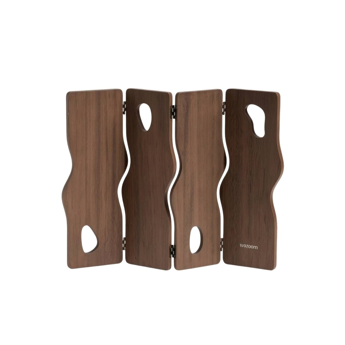 Decorative Desktop Screen Mini Folding Panel Screen Wooden Tabletop Divider for Desk, Shelf, Entryway