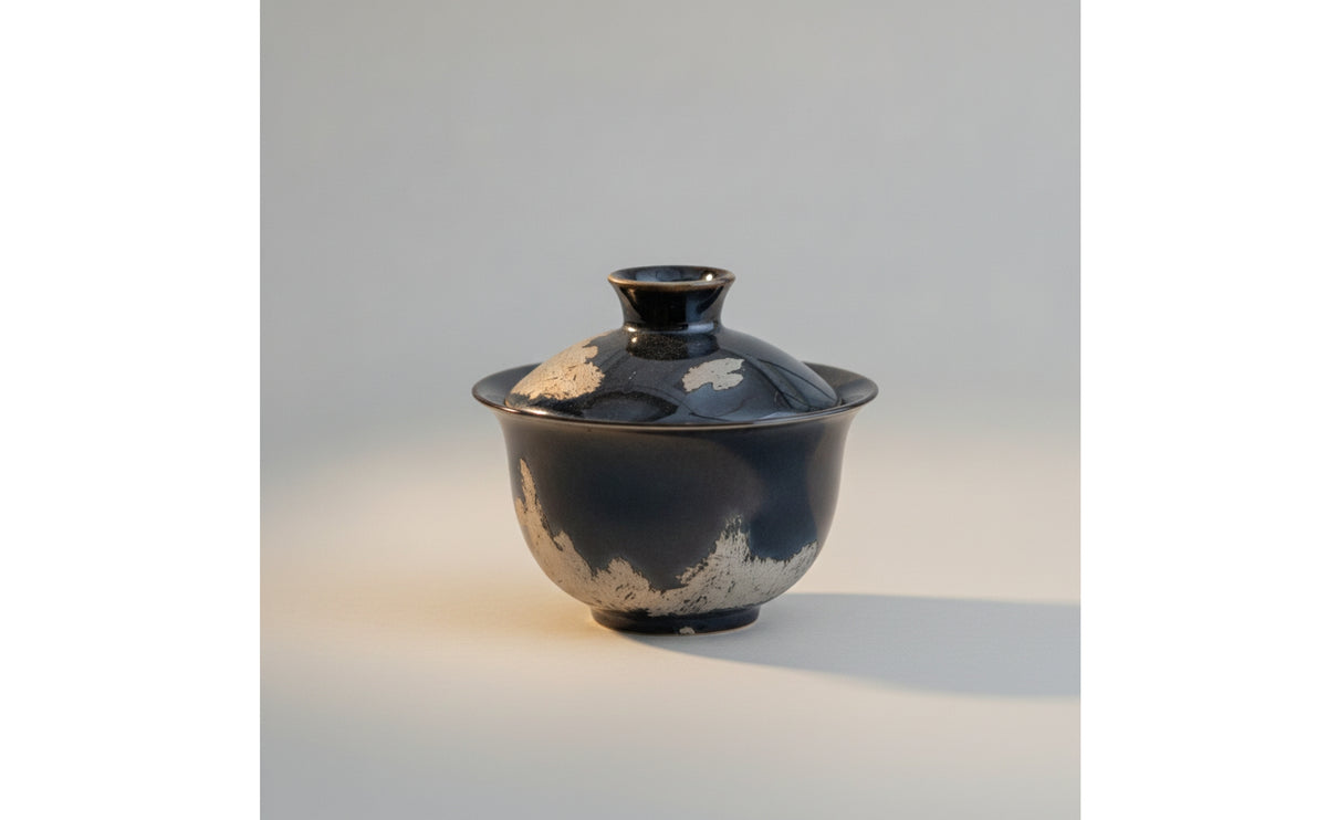 Traditional Design Teaware Lidded Tea Bowl Tableware Ceramic