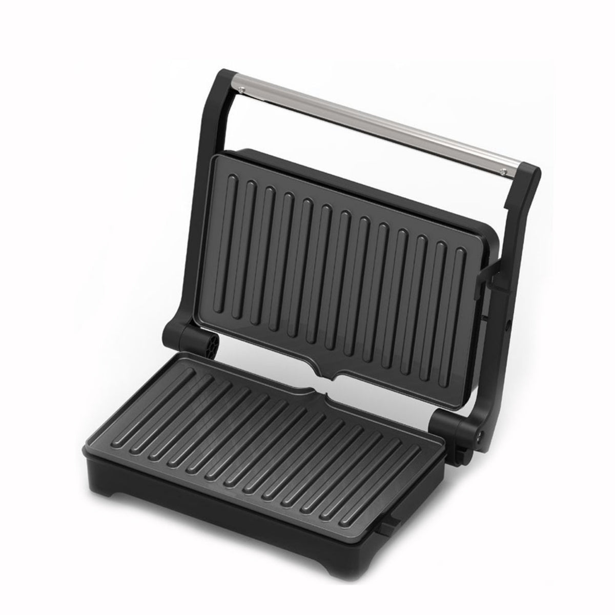 Neutral Color Box Steak Grill and Panini Breakfast Maker with 180-Degree Flat Press, EU Plug