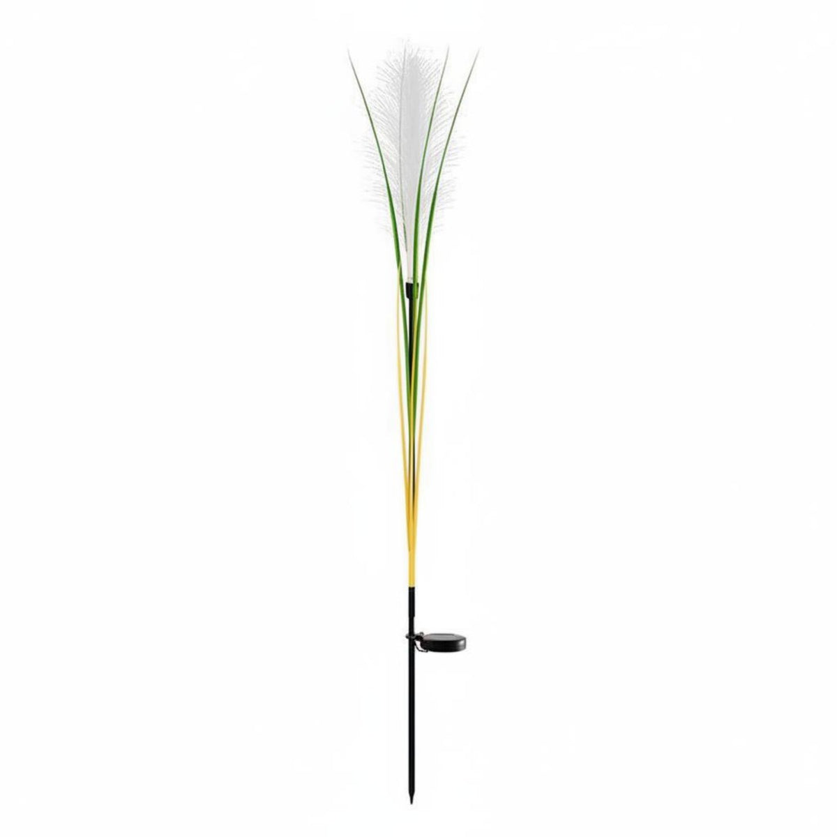 Waterproof LED Fiber Light-Transmitting Grass Light Solar Powered Decorative Grass Ground Light for Garden, Patio, Pathway