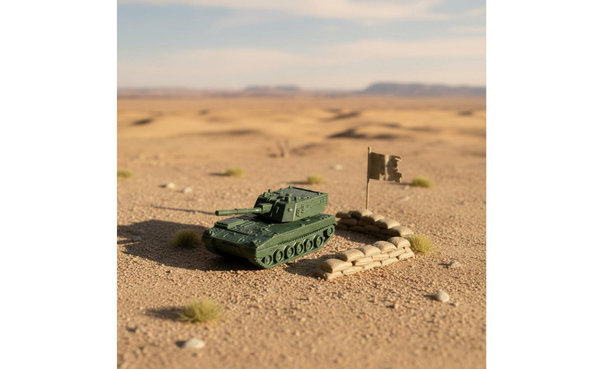 1:144 Scale Armored Vehicle Model Rotatable Turret PGZ-09 Anti-Aircraft Vehicle