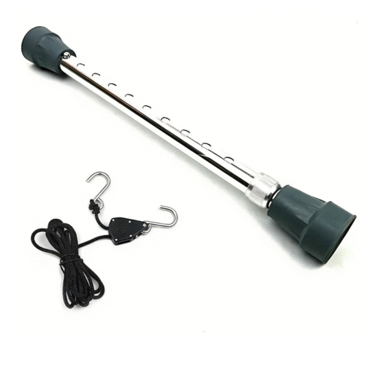 Car Hood Prop Rod Adjustable Length Rubber Caps for Auto Body Repair