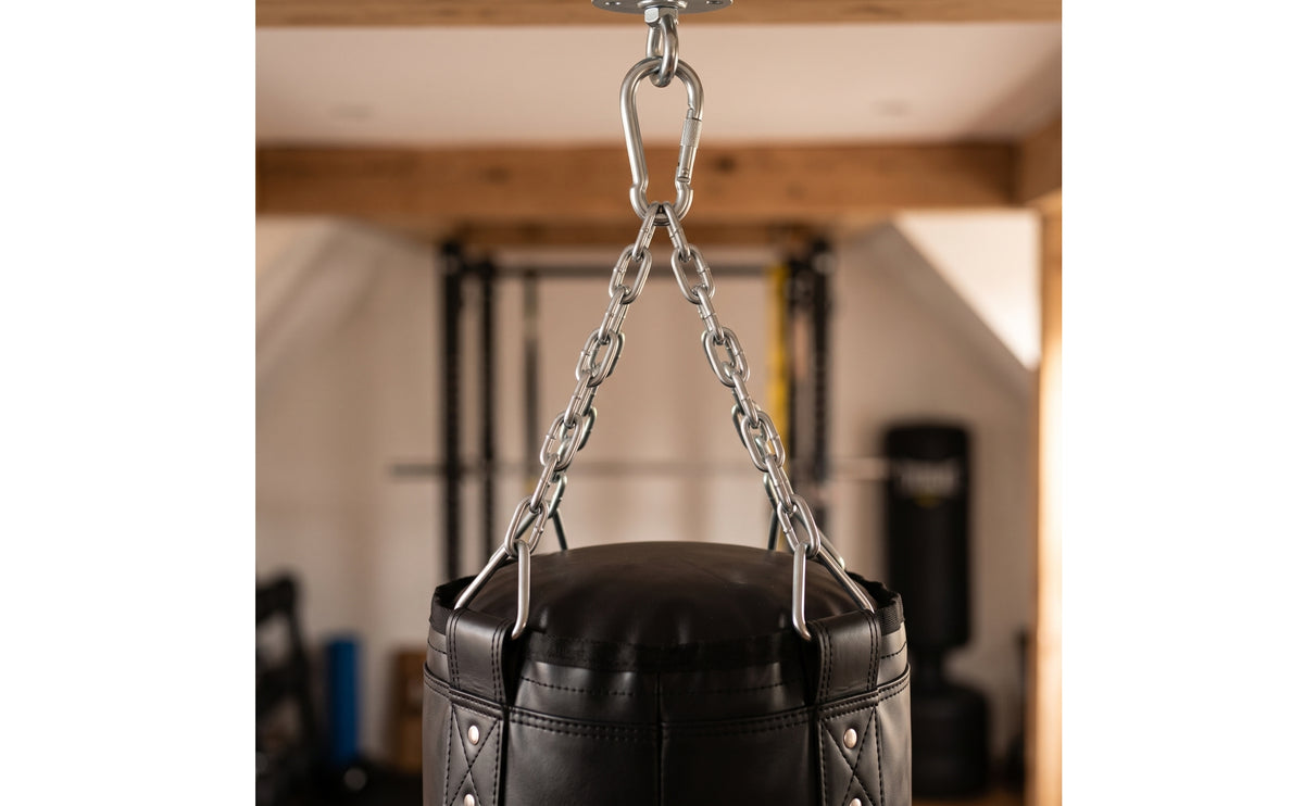 Hanging Punching Bag Empty Fillable Punching Bag Unfilled Equipment for Strikers, Fighting Discipline Practitioners Artists, Home Gym, Garage