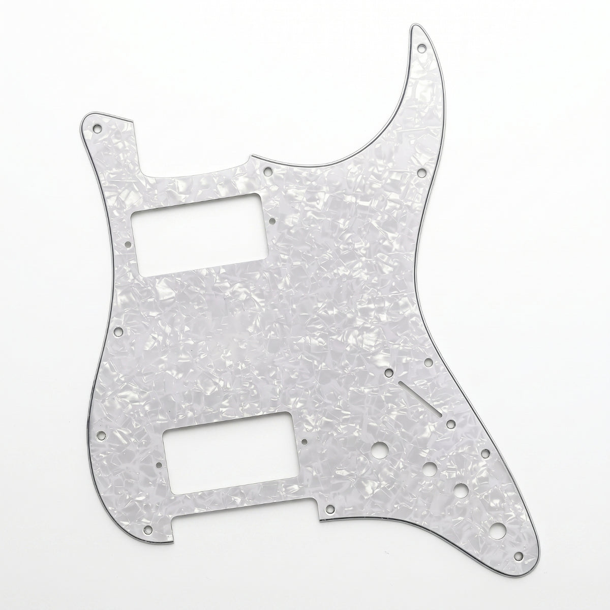 Shield Film Stratocaster-Inspired Style Pickguard Uncovered Humbucker Dual-Humbucker Pickguard