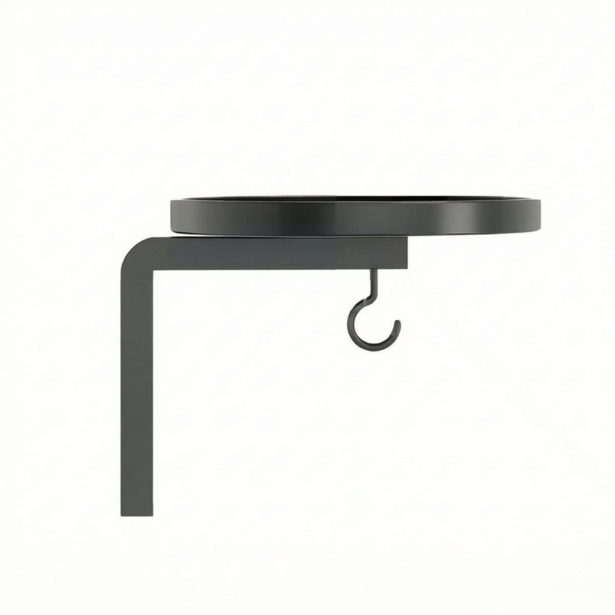 Wall Plant Shelf with Hook Indoor Metal Plant Bracket with Shelf Hanging Planter Bracket Modern Easy to Install