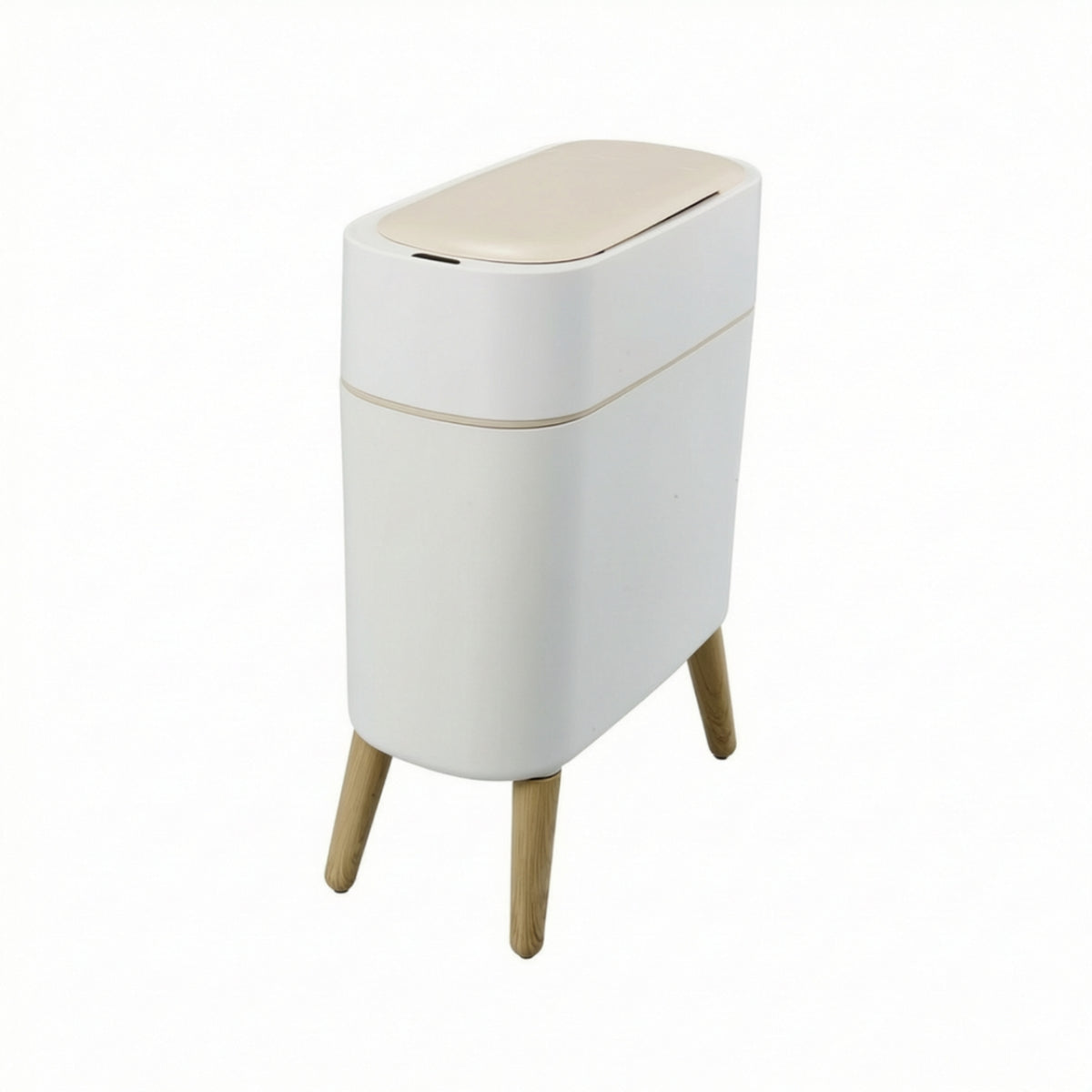 Narrow Smart Sensor Trash Can Elevated Automatic Trash Can with Legs Soft Close Slim Sensor Bin Small for Living Room, Bathroom, Kitchen