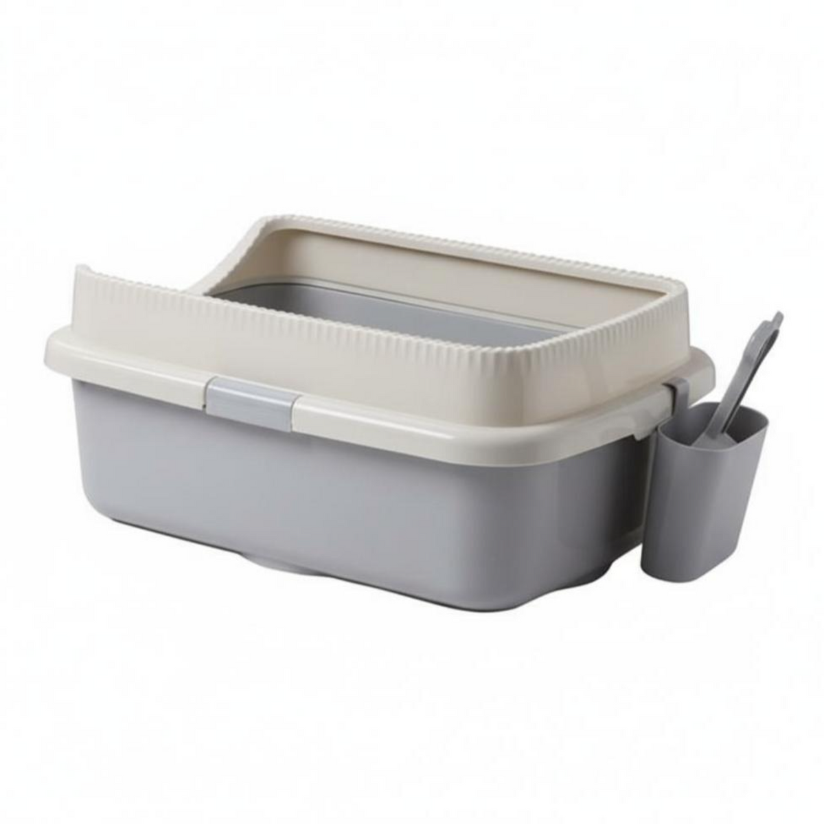 Cat Litter Box, Odor Control, Large, Open Top, Indoor